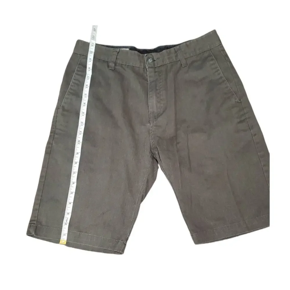 Volcom Charcoal Gray Men Shorts - Size 31